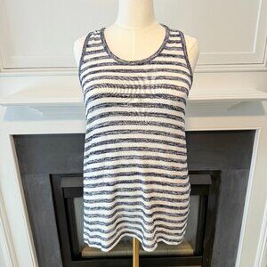 ⚓ Market & Spruce Navy Stripe Tank Top – Size Medium 🐚